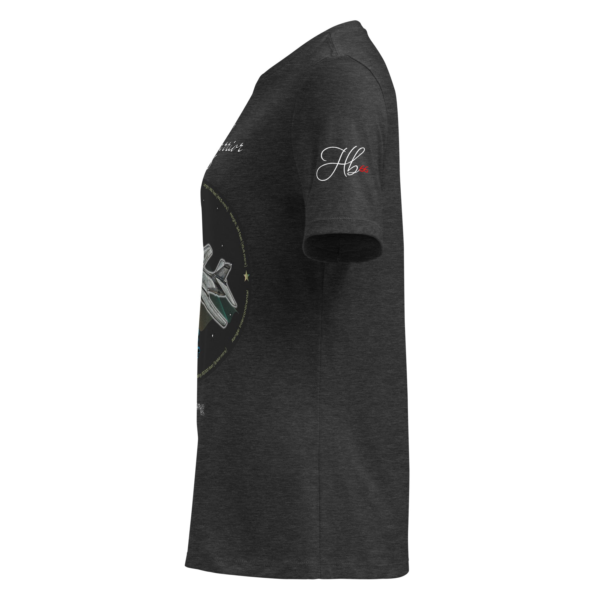 Dark Grey Heather - B1B Lancer Women's Relaxed T-Shirt