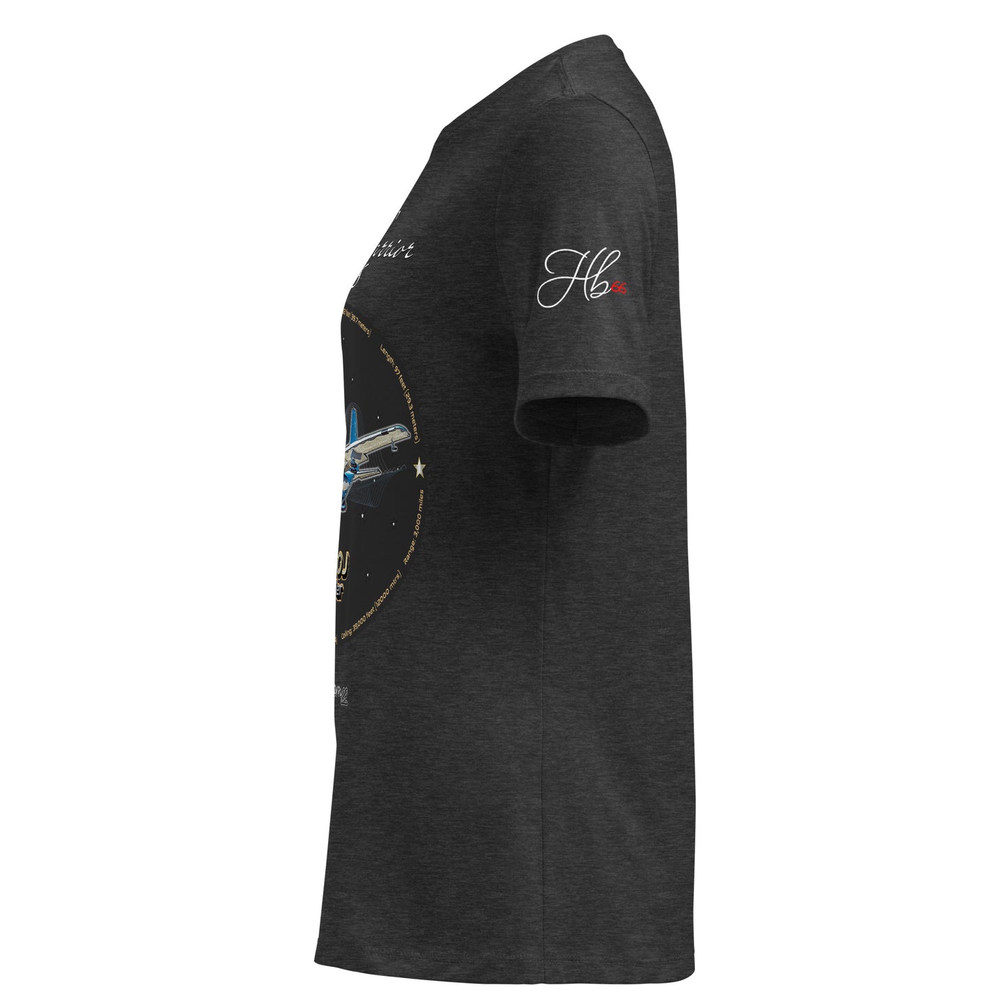 Dark Grey Heather - AC130J Ghostrider Women's Relaxed T-Shirt