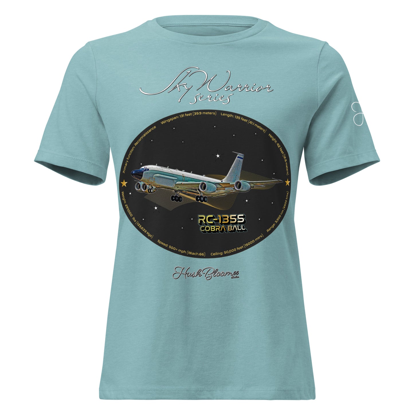 Heather Blue Lagoon - RC135S Cobraball Women's Relaxed T-Shirt