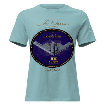 Heather Blue Lagoon - B2 Spirit (Limited Edition) Women's Relaxed T-Shirt