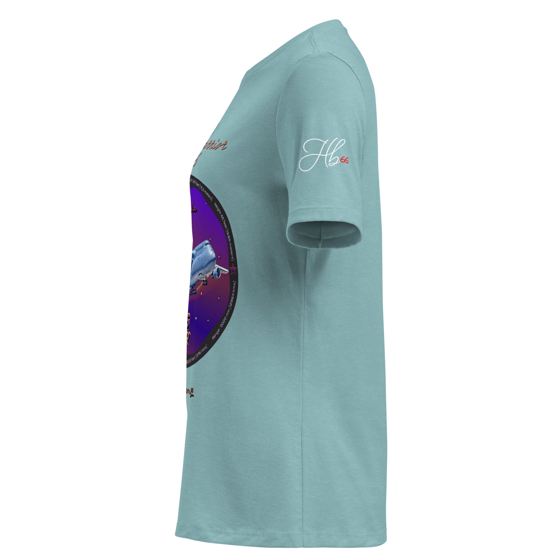 Heather Blue Lagoon - C5 Galaxy (Limited Edition) Women's Relaxed T-Shirt