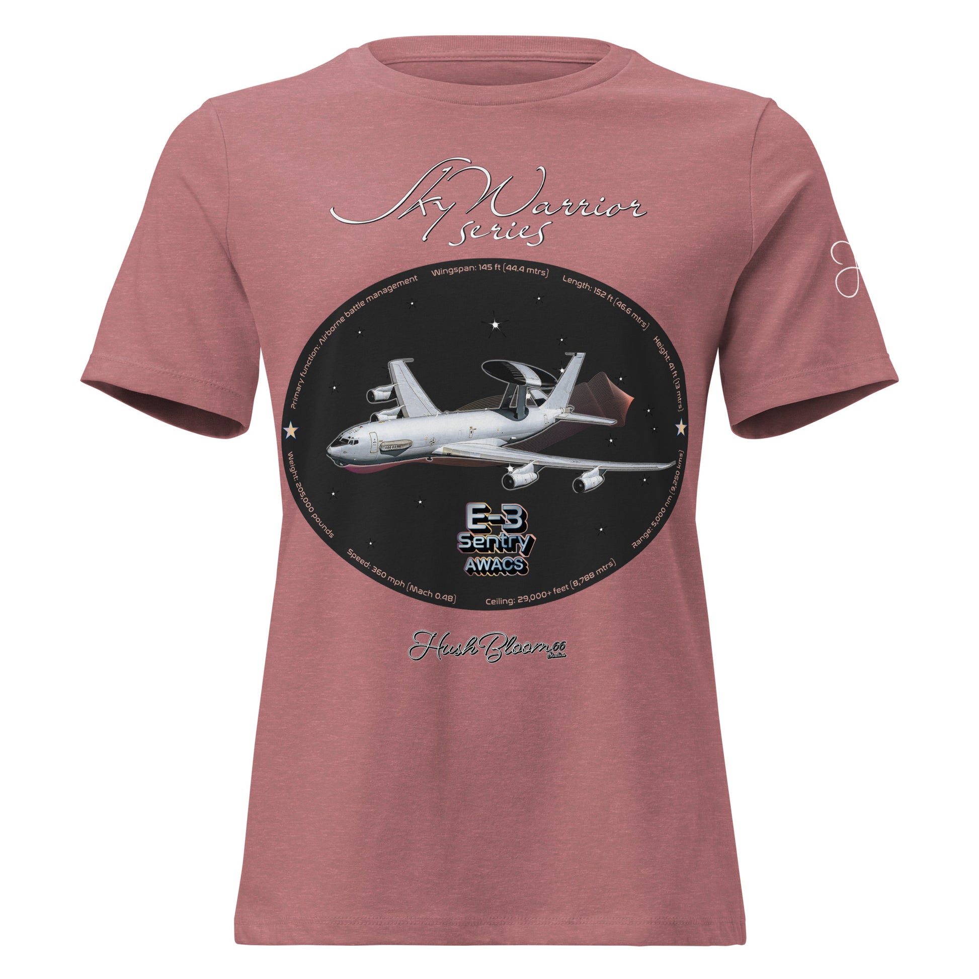 Heather Mauve - E3 Sentry Women's Relaxed T-Shirt