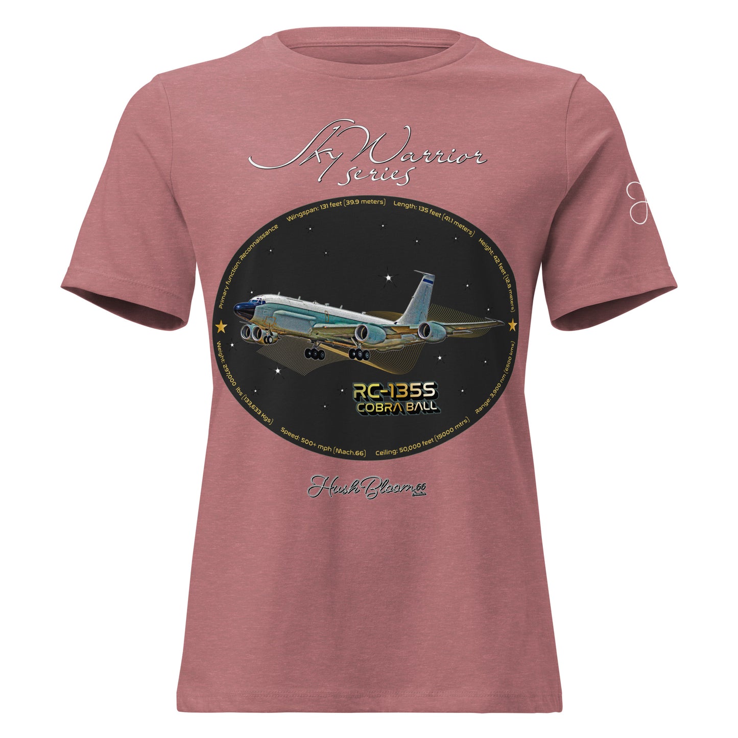 Heather Mauve - RC135S Cobraball Women's Relaxed T-Shirt