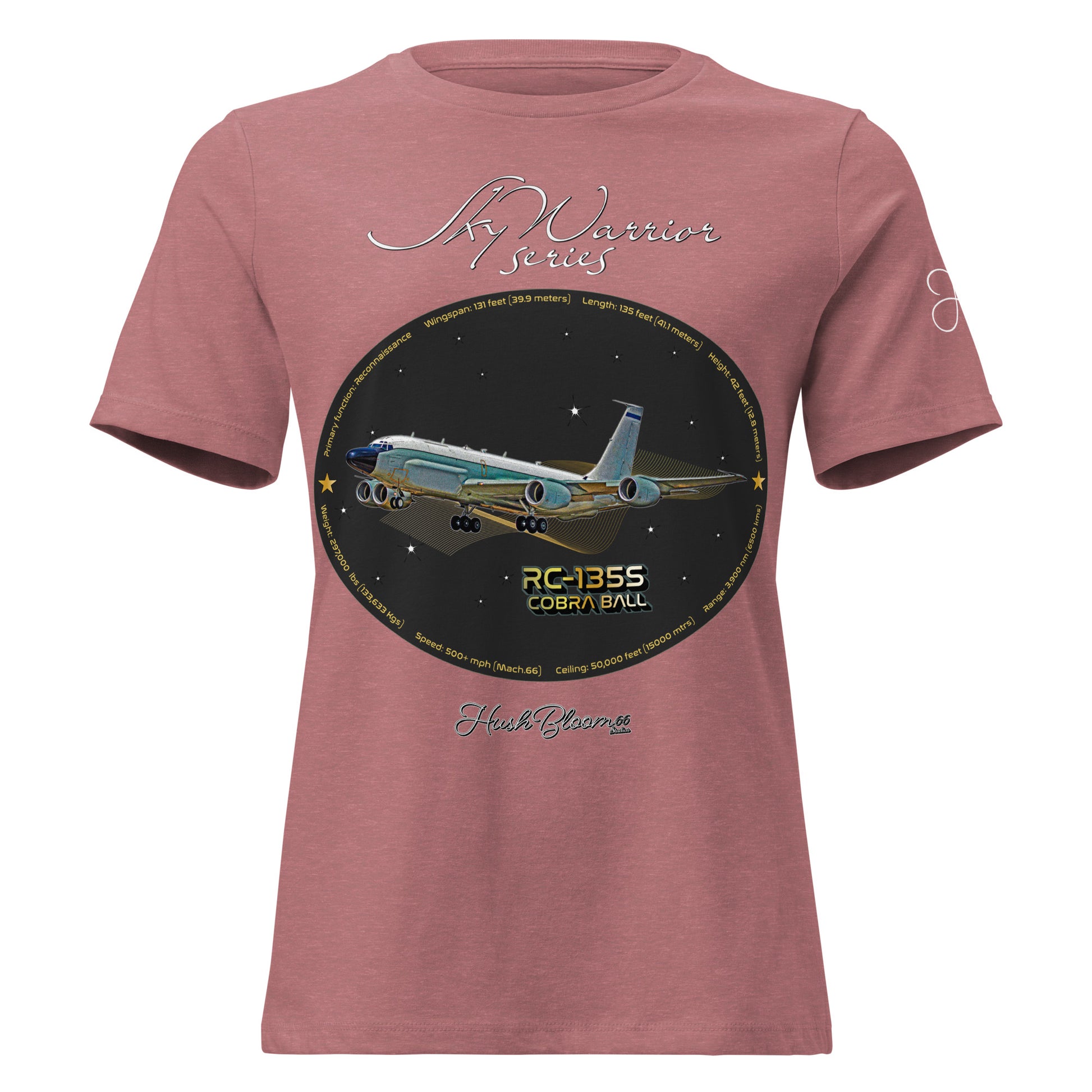 Heather Mauve - RC135S Cobraball Women's Relaxed T-Shirt