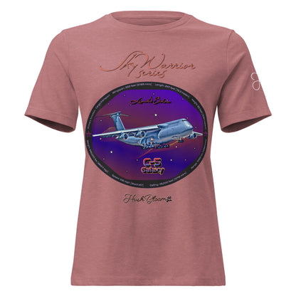 Heather Mauve - C5 Galaxy (Limited Edition) Women's Relaxed T-Shirt