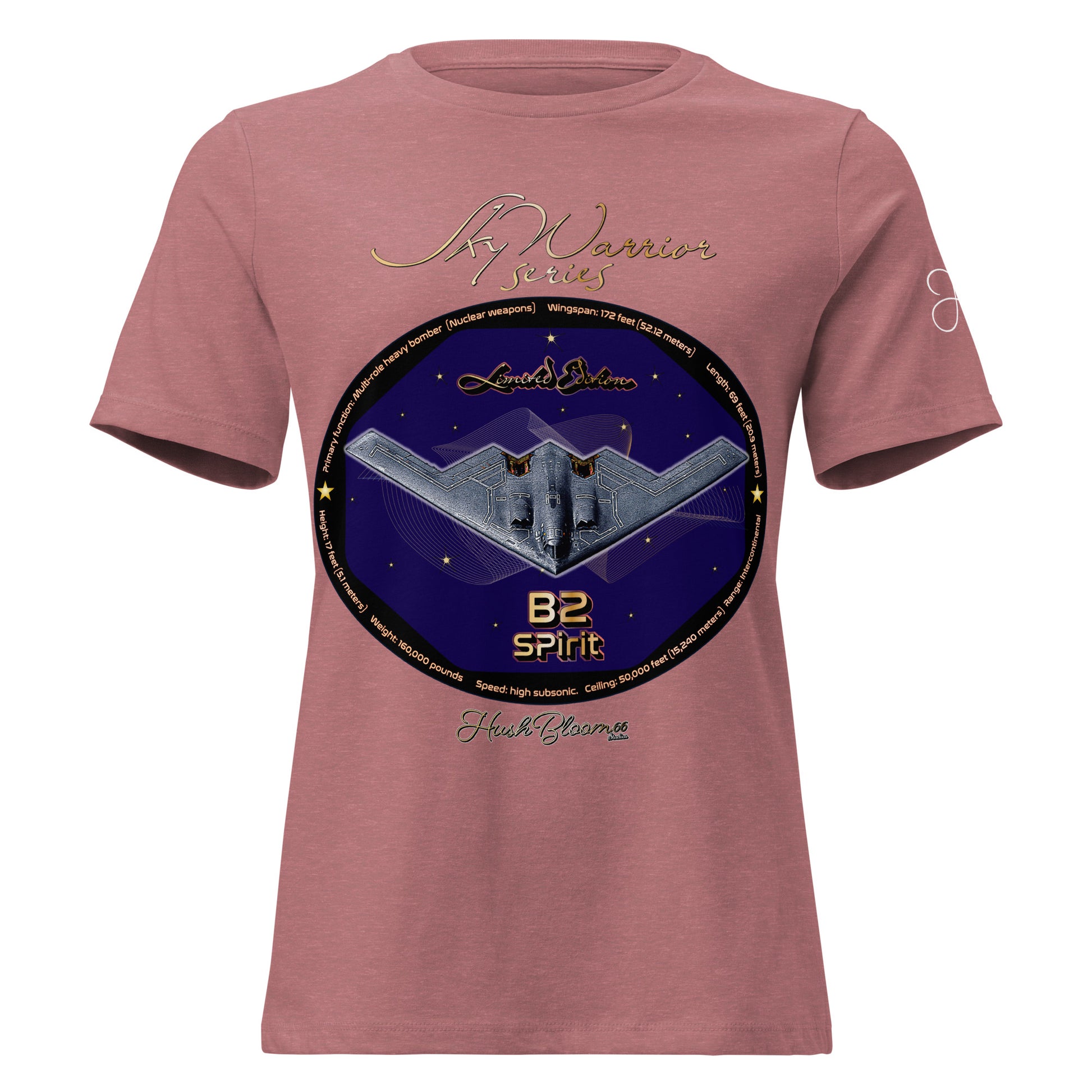 Heather Mauve - B2 Spirit (Limited Edition) Women's Relaxed T-Shirt