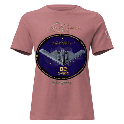 Heather Mauve - B2 Spirit (Limited Edition) Women's Relaxed T-Shirt