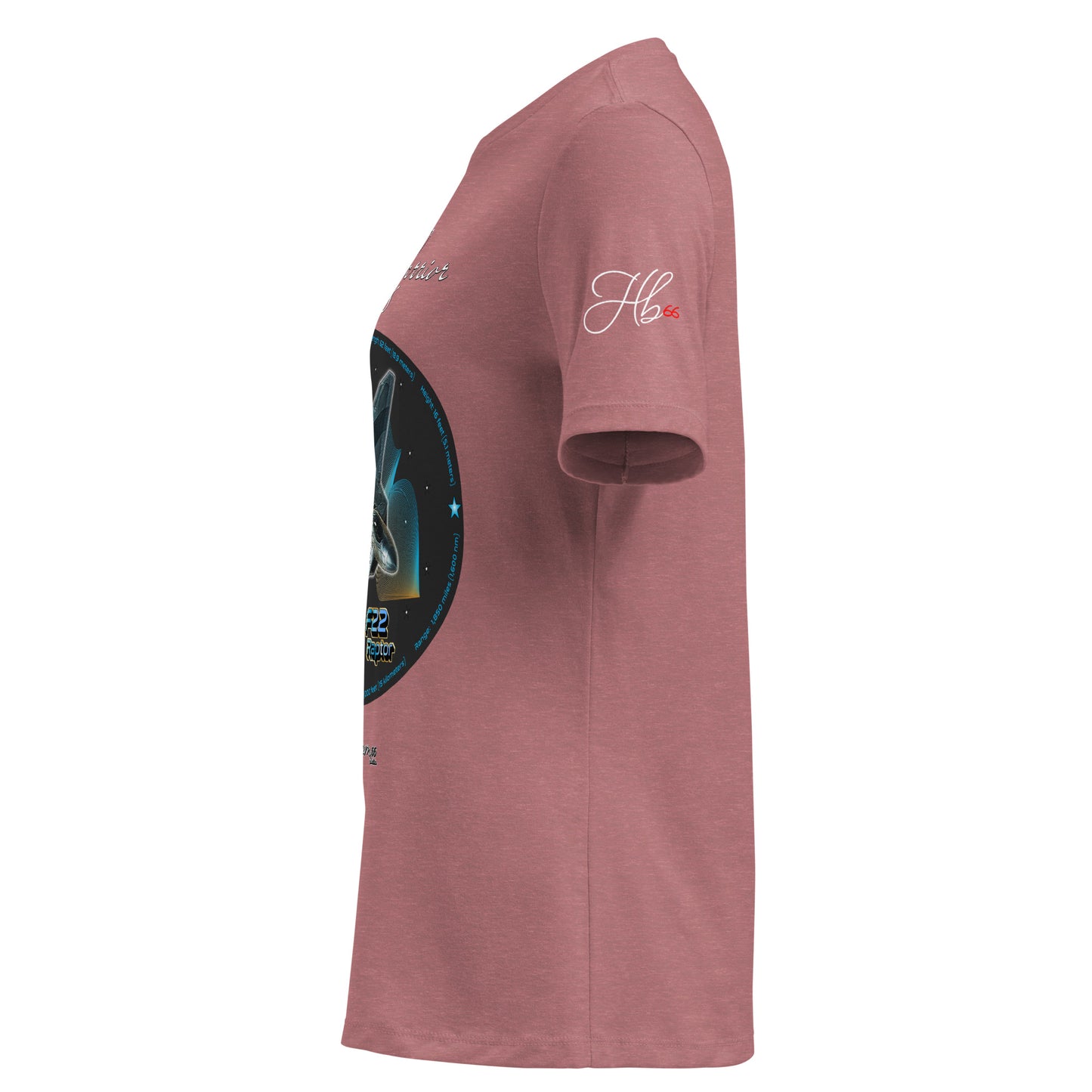 Heather Mauve - F22 Raptor Women's Relaxed T-Shirt