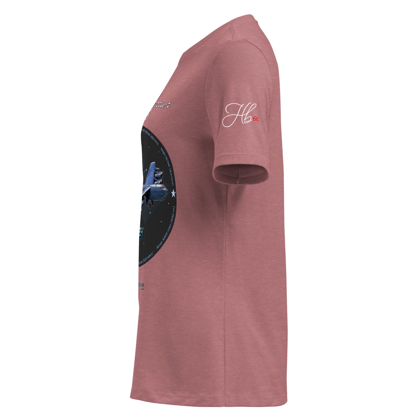 Heather Mauve - B52H Stratofortress Women's Relaxed T-Shirt