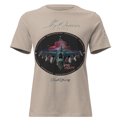 Heather Stone - F16 Falcon Women's Relaxed T-Shirt