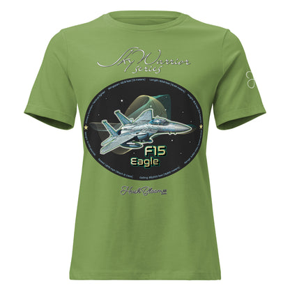 Dark Grey Heather - F15 Eagle Women's Relaxed T-Shirt