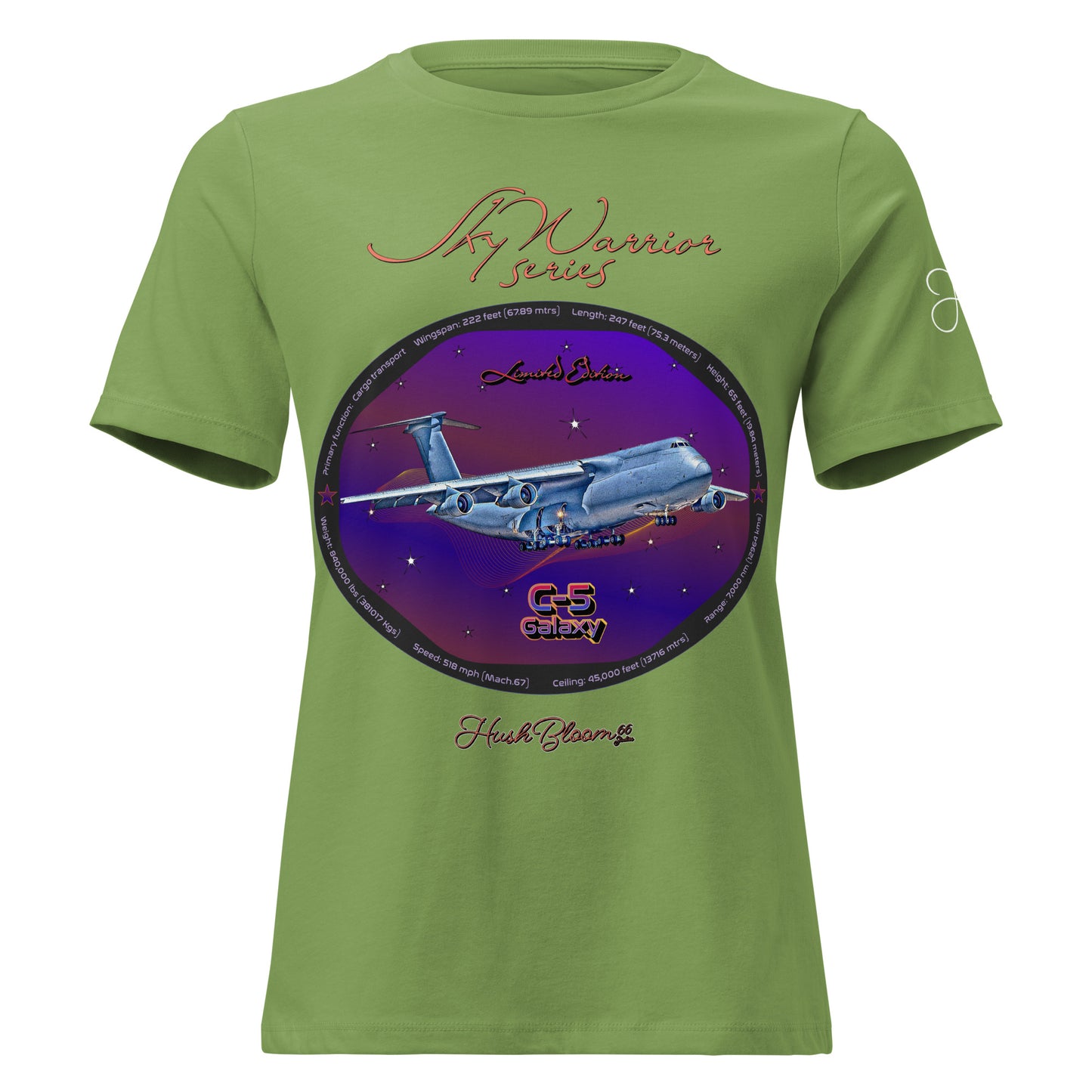 Dark Grey Heather - C5 Galaxy (Limited Edition) Women's Relaxed T-Shirt