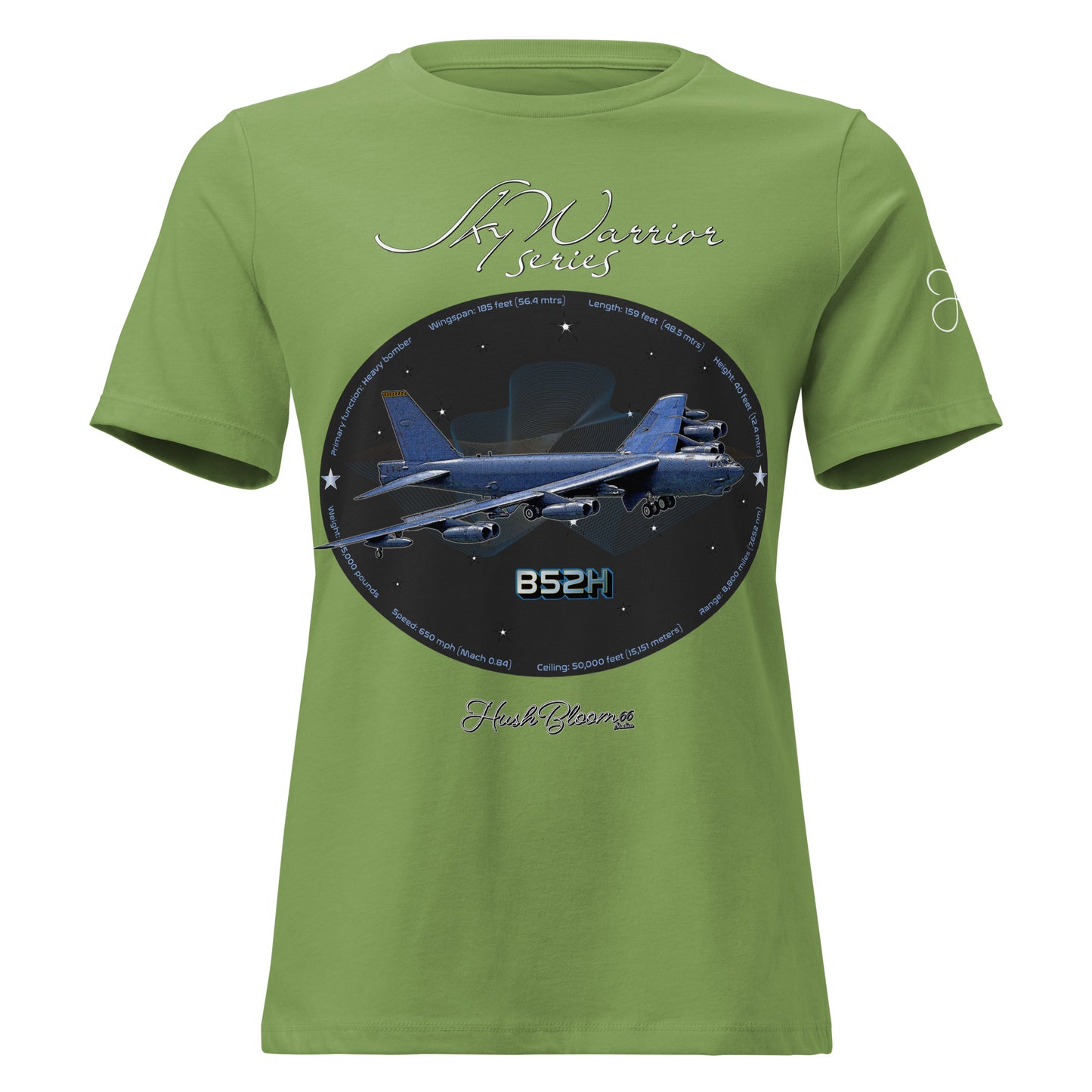 Dark Grey Heather - B52H Stratofortress Women's Relaxed T-Shirt