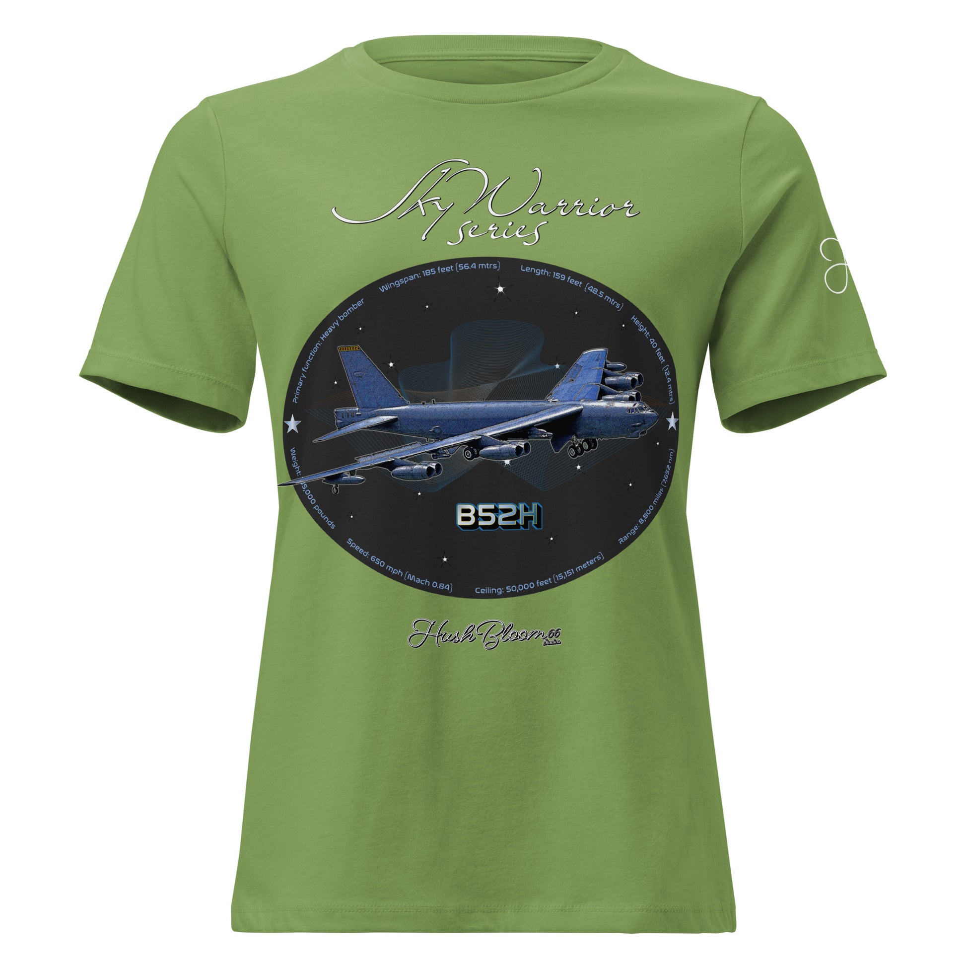 Dark Grey Heather - B52H Stratofortress Women's Relaxed T-Shirt