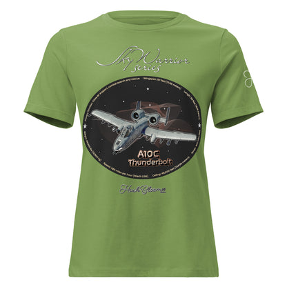 Dark Grey Heather - A10C Thunderbolt Women's Relaxed T-Shirt