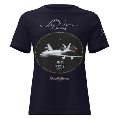 Navy - E3 Sentry Women's Relaxed T-Shirt