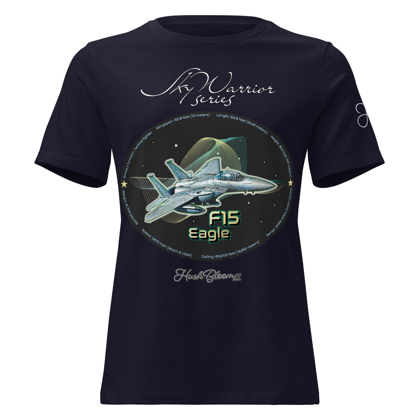 Navy - F15 Eagle Women's Relaxed T-Shirt