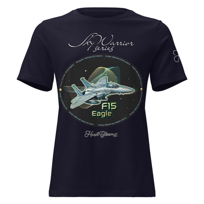 Navy - F15 Eagle Women's Relaxed T-Shirt
