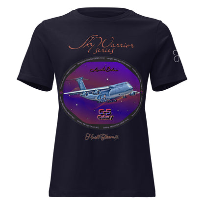 Navy - C5 Galaxy (Limited Edition) Women's Relaxed T-Shirt