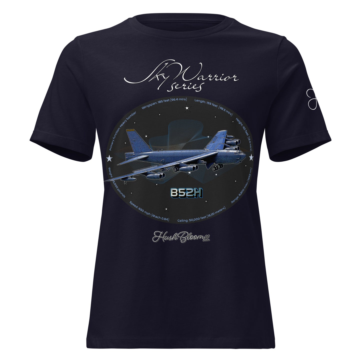 Navy - B52H Stratofortress Women's Relaxed T-Shirt