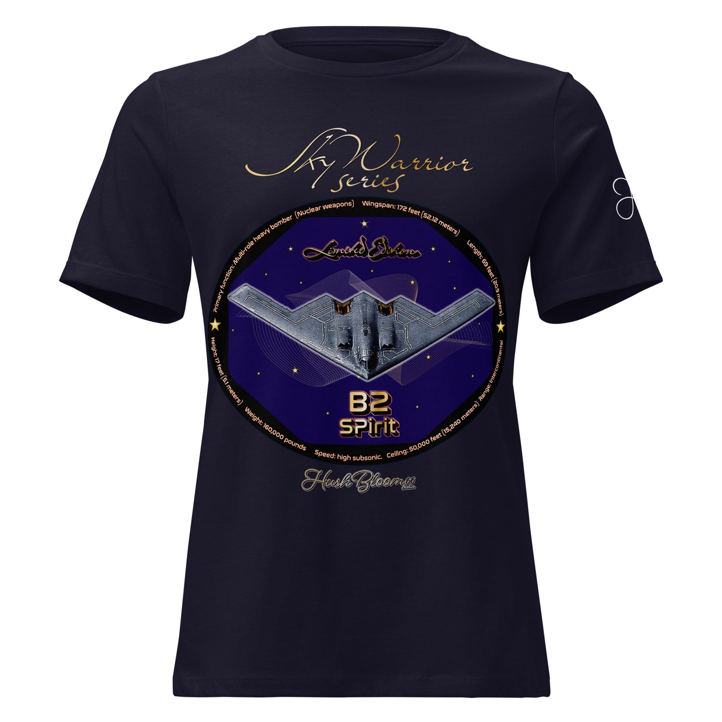 Navy - B2 Spirit (Limited Edition) Women's Relaxed T-Shirt