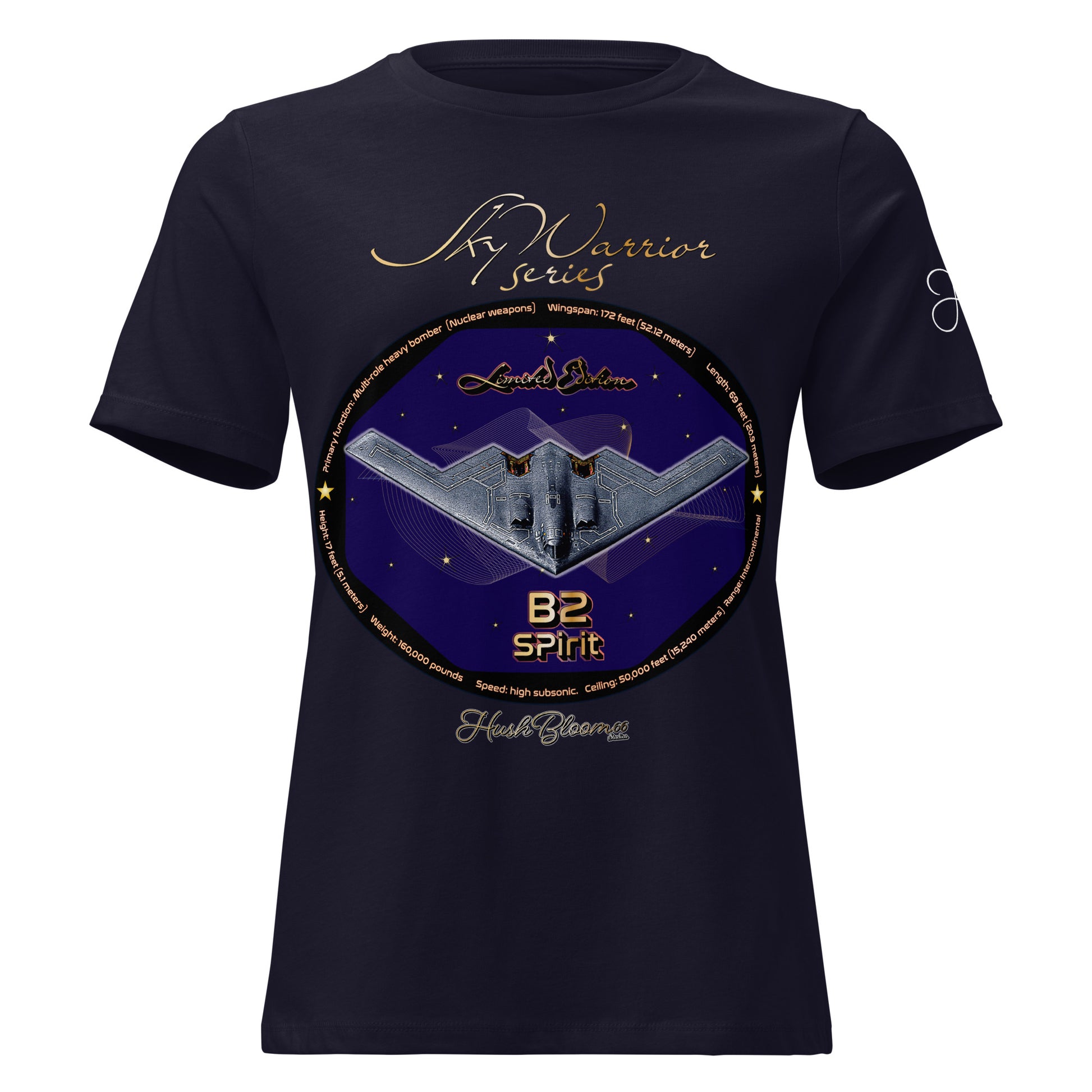 Navy - B2 Spirit (Limited Edition) Women's Relaxed T-Shirt