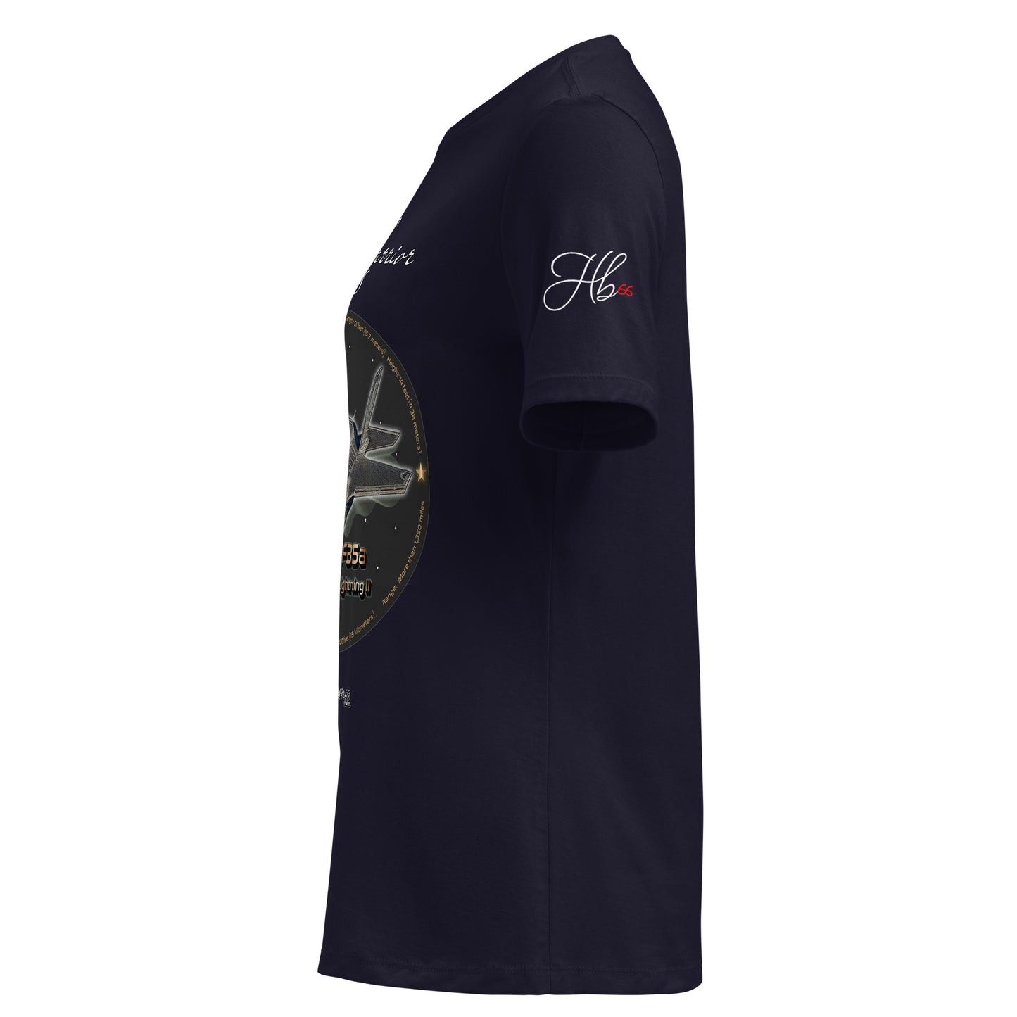 Navy - F35A Lightning Women's Relaxed T-Shirt