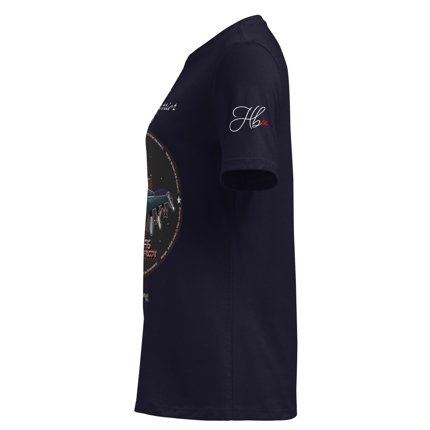 Navy - F16 Falcon Women's Relaxed T-Shirt