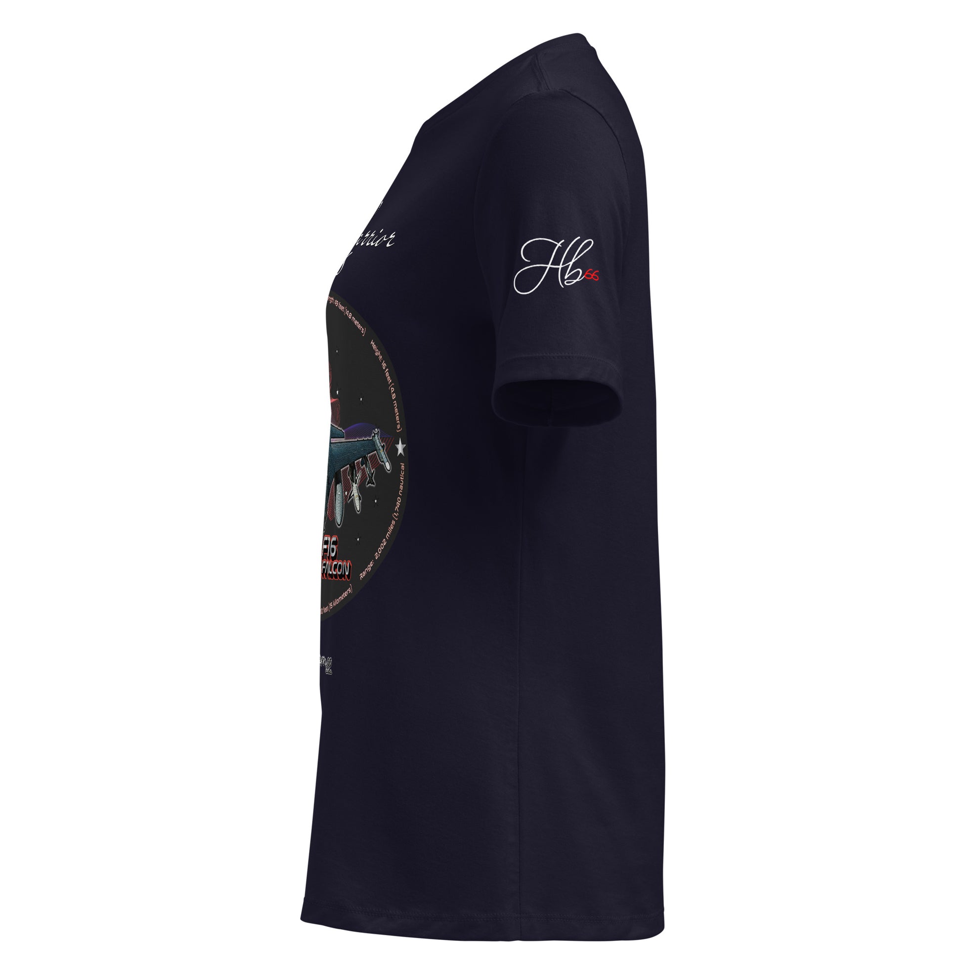Navy - F16 Falcon Women's Relaxed T-Shirt