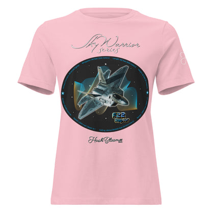 Pink - F22 Raptor Women's Relaxed T-Shirt