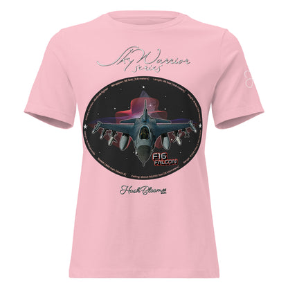 Pink - F16 Falcon Women's Relaxed T-Shirt