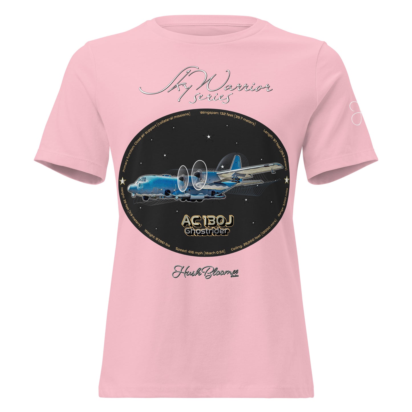 Pink - AC130J Ghostrider Women's Relaxed T-Shirt