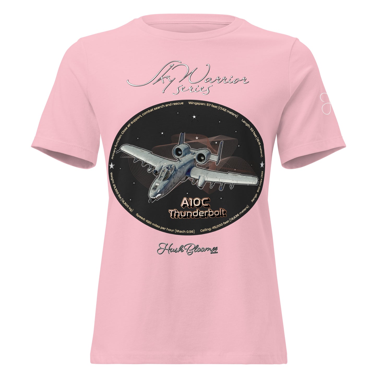 Pink - A10C Thunderbolt Women's Relaxed T-Shirt