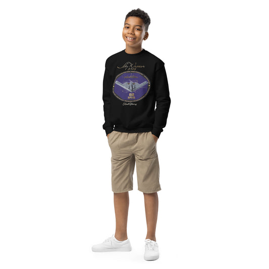 Black - B2 Spirit (Limited Edition) Youth crewneck sweatshirt