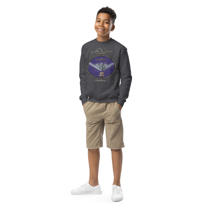 Dark Heather - B2 Spirit (Limited Edition) Youth crewneck sweatshirt