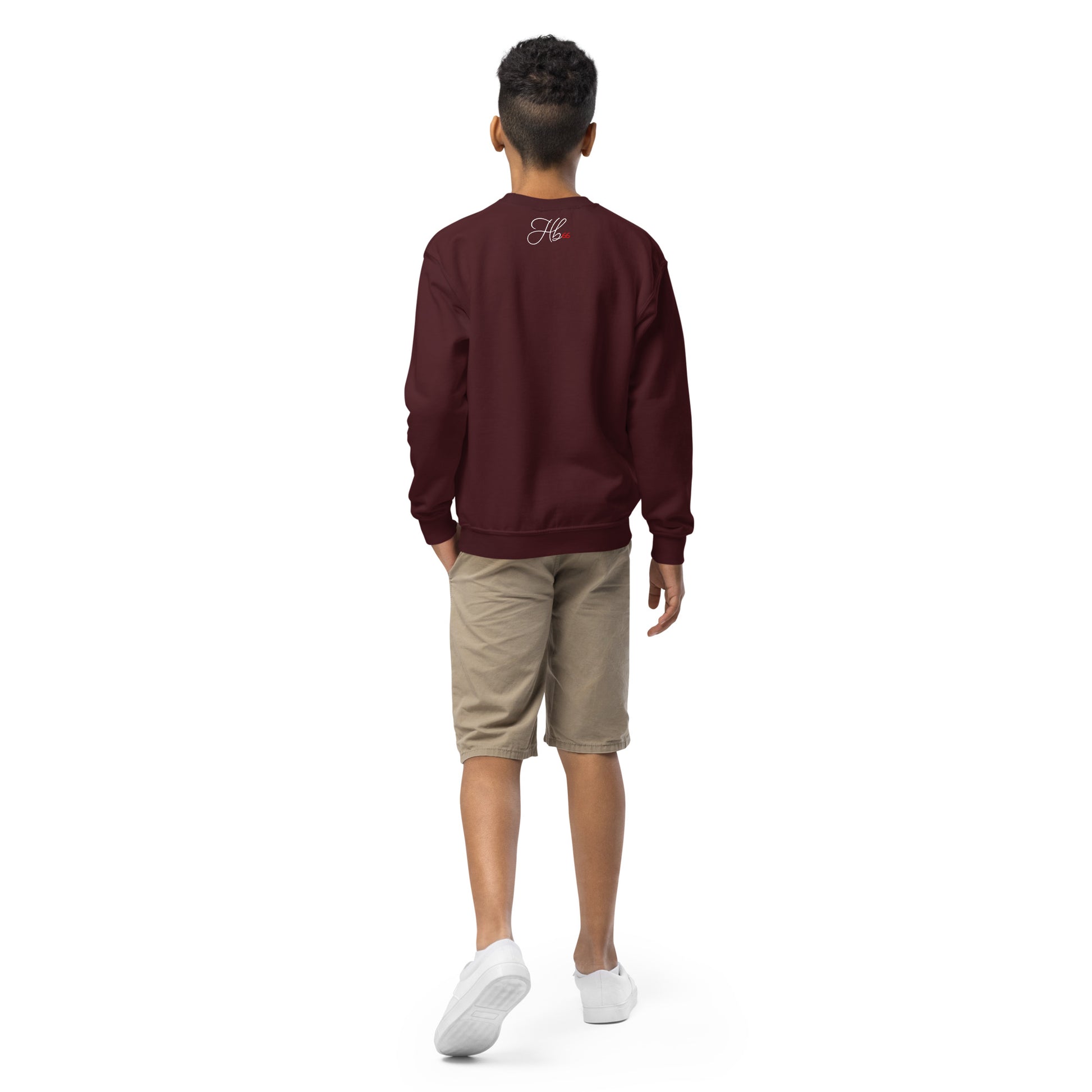 Maroon - B2 Spirit (Limited Edition) Youth crewneck sweatshirt