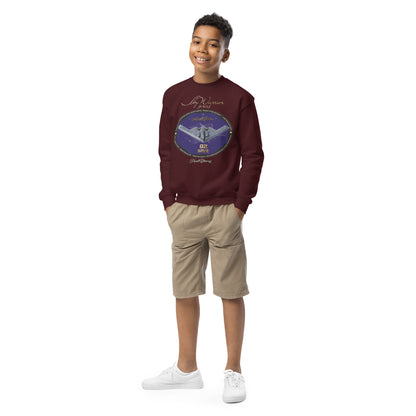 Maroon - B2 Spirit (Limited Edition) Youth crewneck sweatshirt