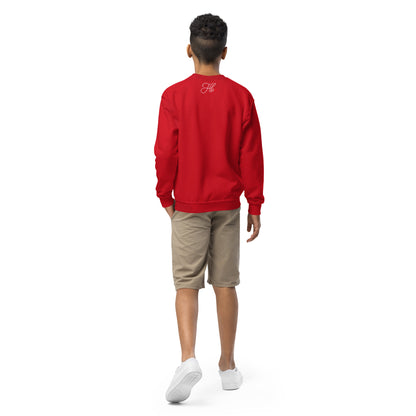 Red - B52H Stratofortress Youth crewneck sweatshirt