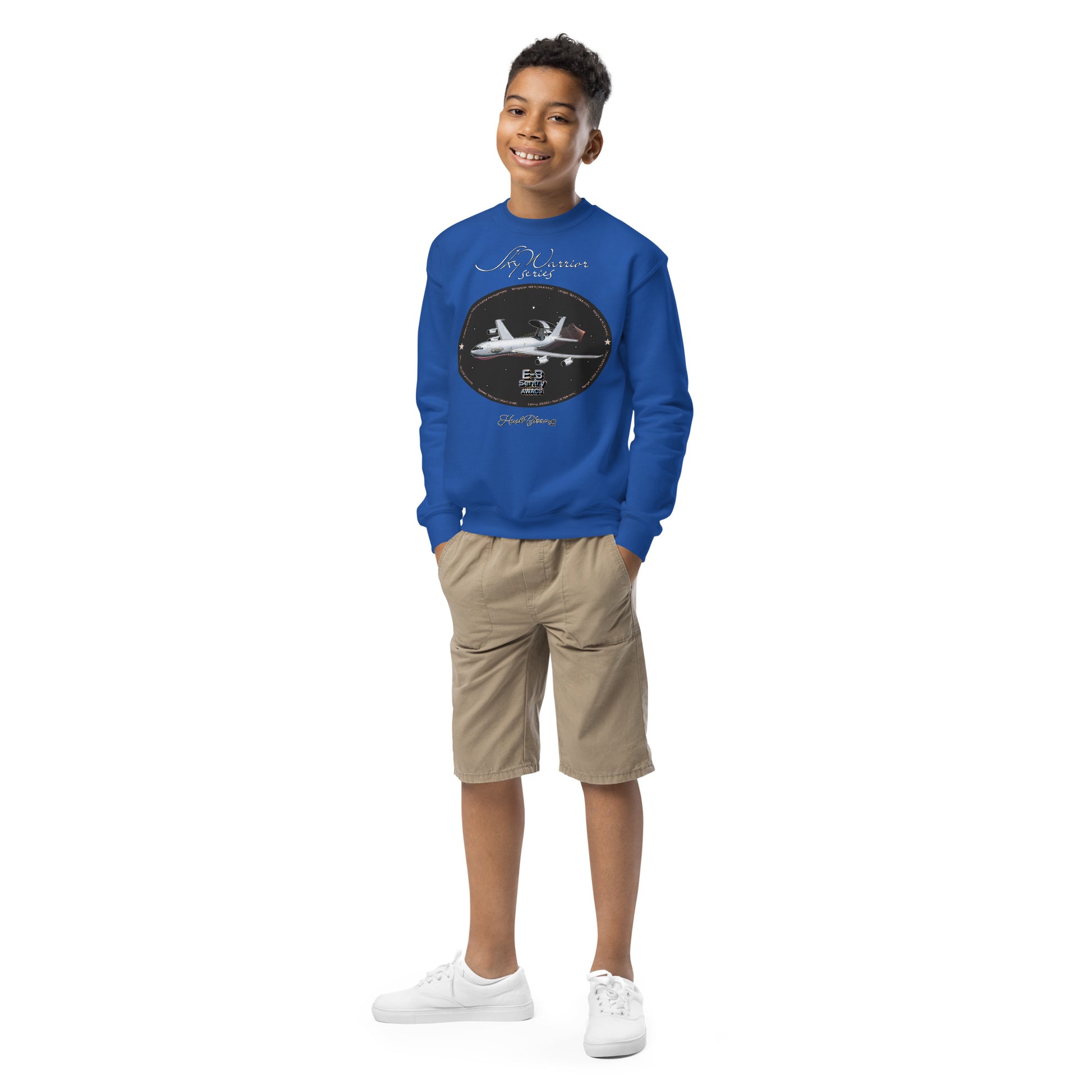 Royal - E3 Sentry AWACS Youth crewneck sweatshirt