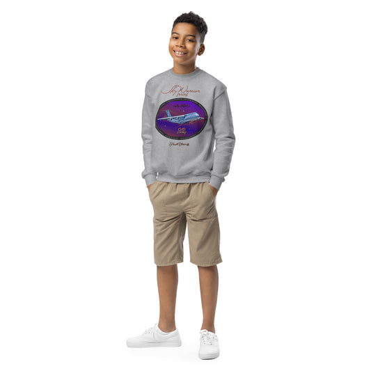 Sport Grey - C5 Galaxy (Limited Edition) Youth crewneck sweatshirt