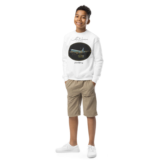 White - RC135S Cobraball Youth crewneck sweatshirt