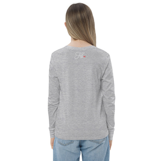 Athletic Heather - F35A Lightning Youth long sleeve tee