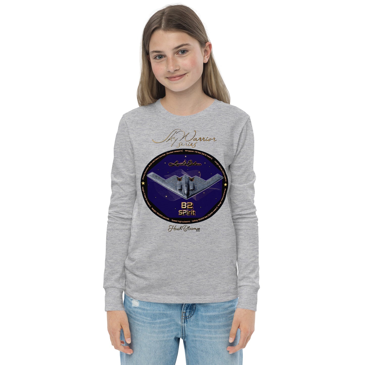 Athletic Heather - B2 Spirit (Limited Edition) Youth long sleeve tee