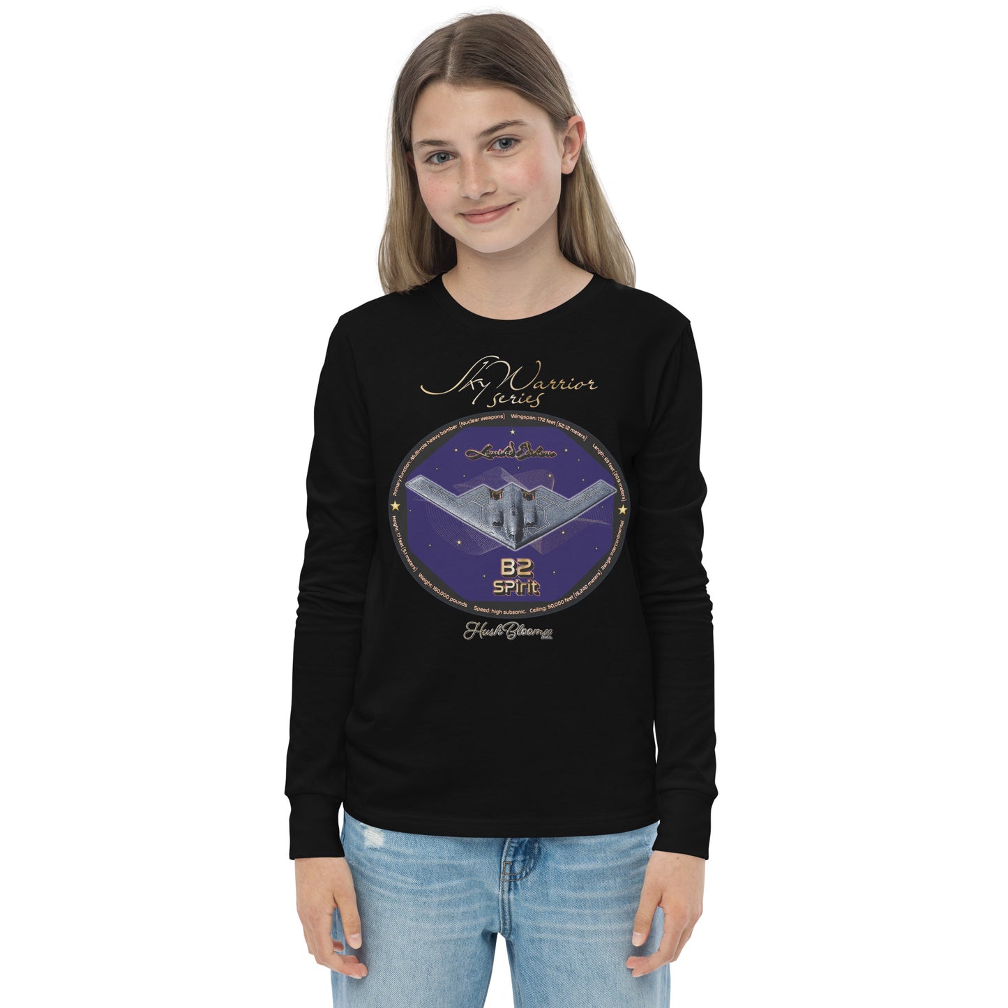 Black - B2 Spirit (Limited Edition) Youth long sleeve tee