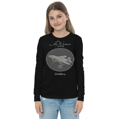 Black - B1B Lancer Youth long sleeve tee