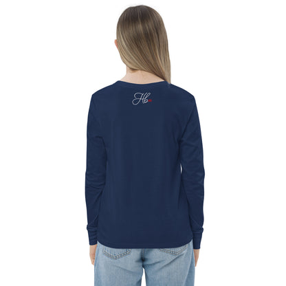 Navy - F35A Lightning Youth long sleeve tee