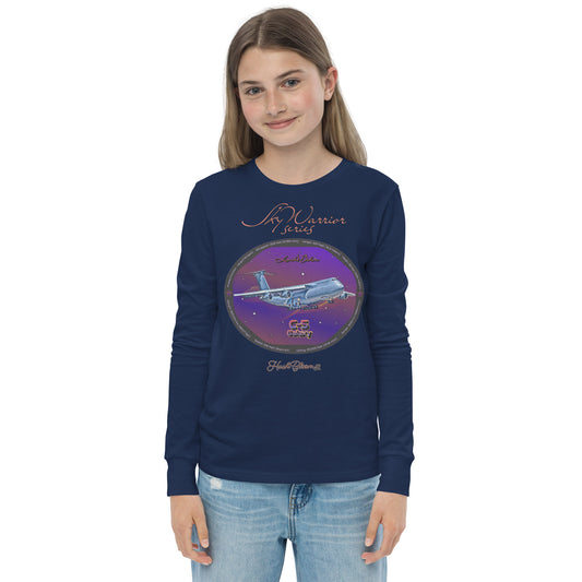 Navy - C5 Galaxy (Limited Edition) Youth long sleeve tee
