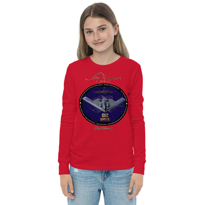 Red - B2 Spirit (Limited Edition) Youth long sleeve tee