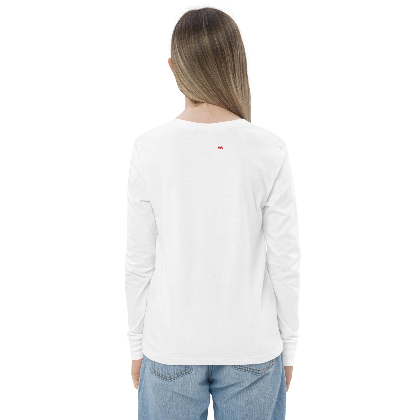 White - C5 Galaxy (Limited Edition) Youth long sleeve tee