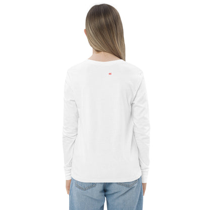 White - AC130J Ghostrider Youth long sleeve tee